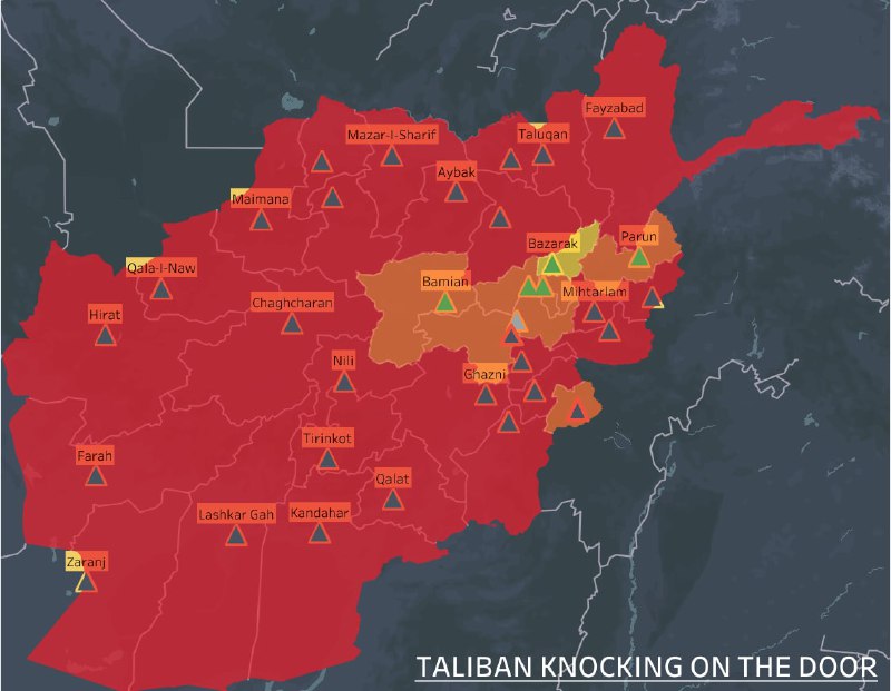 当地居民称，塔利班武装分子已进入阿富汗首都喀布尔