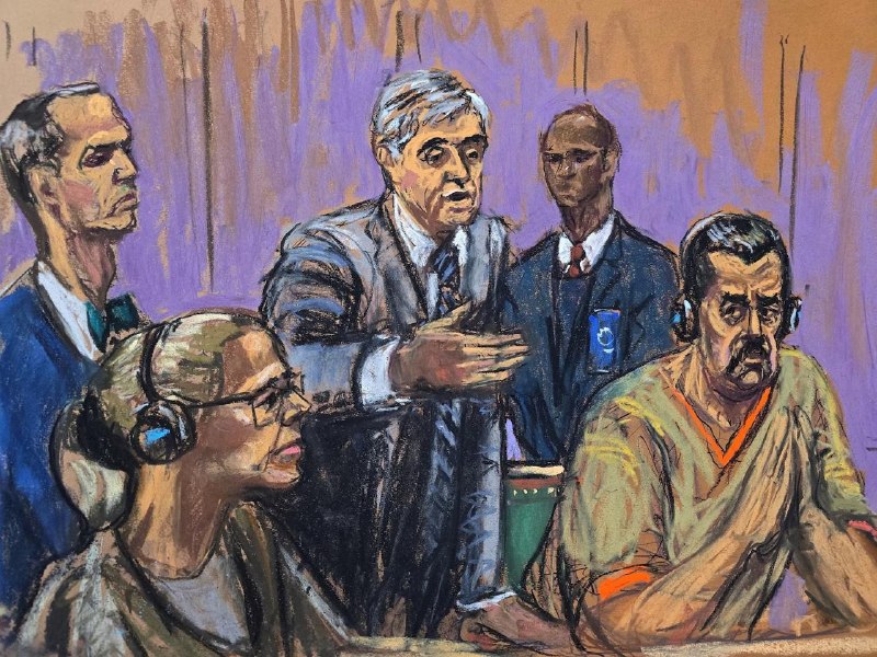 委内瑞拉总统马杜罗3月26日在美国纽约南区联邦地区法院再次出庭