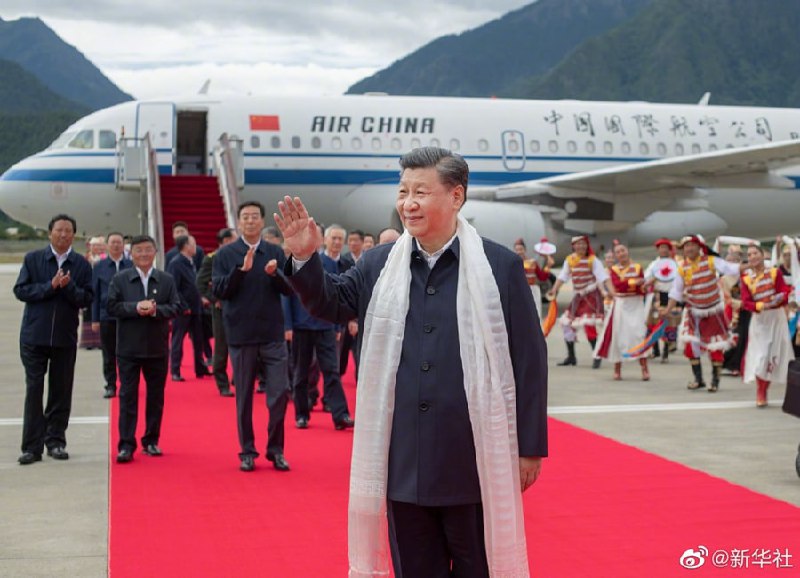 中共中央总书记习近平21日赴西藏考察调研