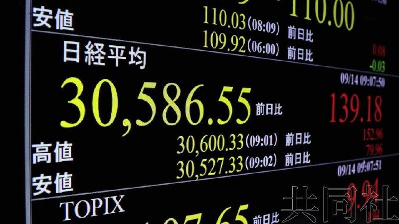 东京股市日经指数14日早盘继续攀升，一度升破2月16日创下的泡沫经济崩溃后终值纪录30467.75点