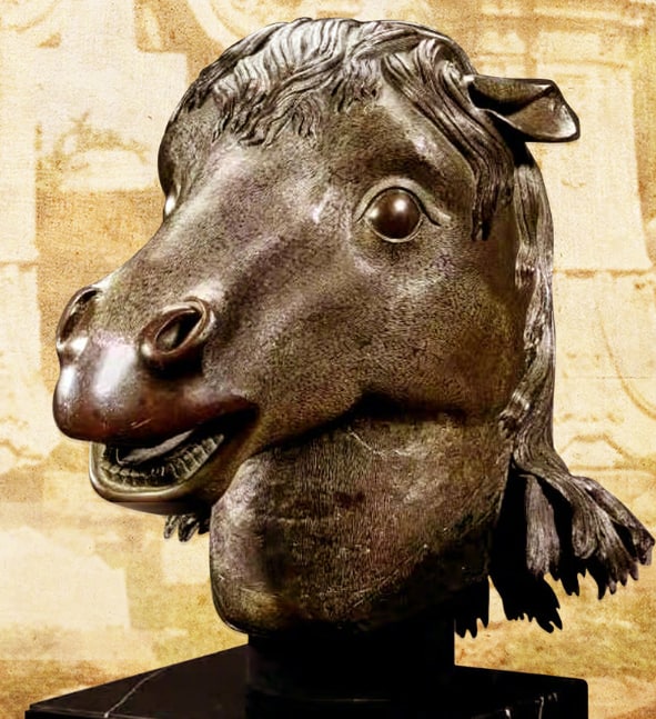 圆明园马首铜像于12月1日正式回归