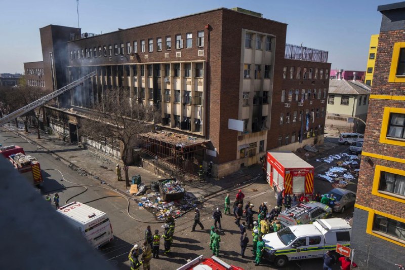 南非约翰内斯堡市火灾的死亡人数已上升至73人
