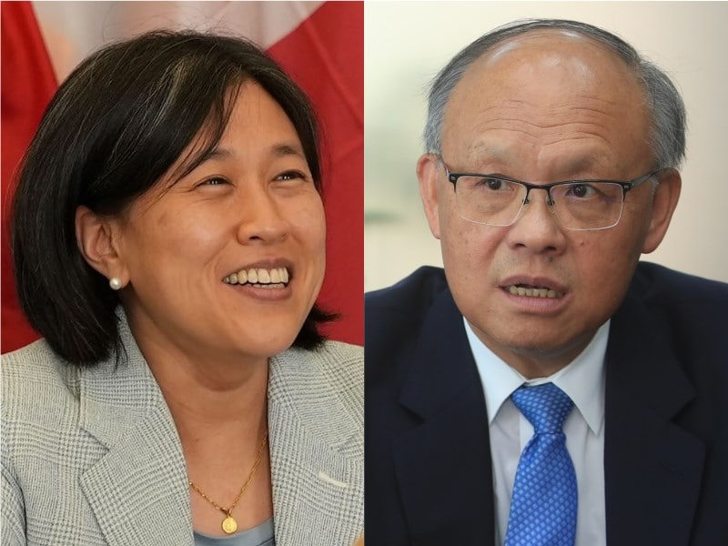 美国贸易代表戴琦和台湾贸易谈判代表邓振中就“美台贸易和投资关系的重要性”进行了线上交谈，双方讨论了贸易和投资问题