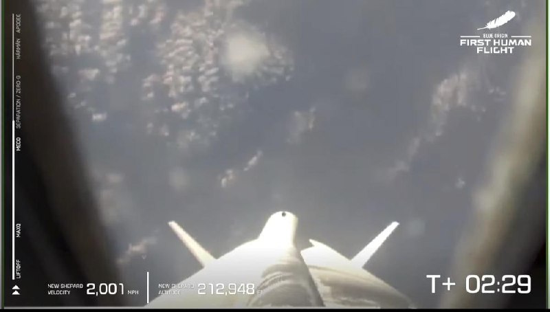 美国蓝色起源公司的“新谢泼德”飞行器20日完成首次载人太空试飞