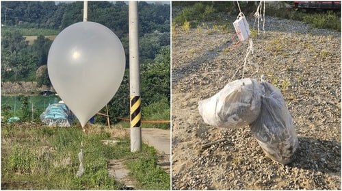 韩军消息人士29日透露，截至目前，军方已经发现150多只疑似朝鲜向韩方空飘的气球